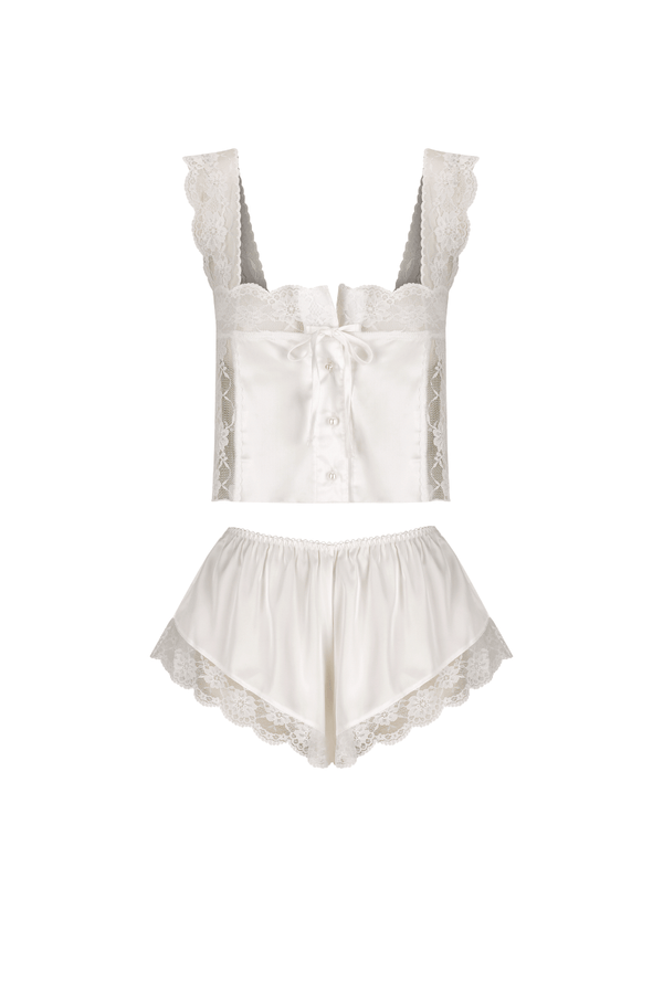 Cindy Short Set Ivory