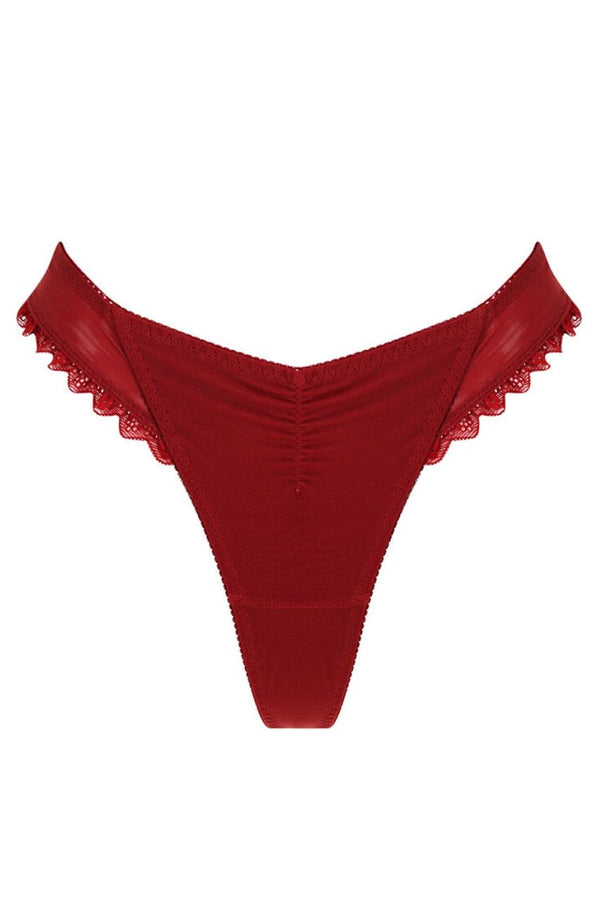 Hazel Thong Red