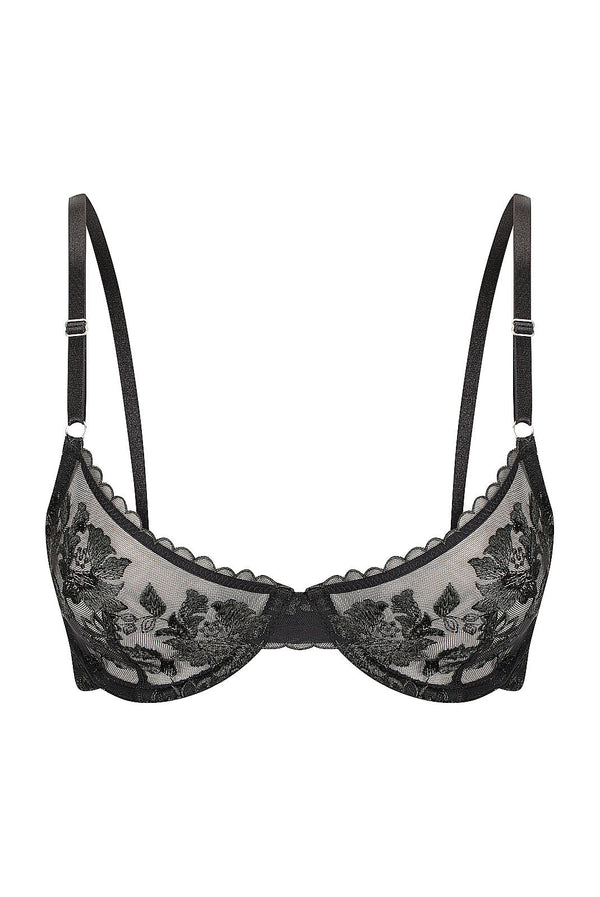 Annabelle floral embroidery bralette, Kat the Label